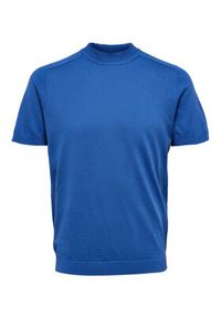 Selected Homme Sweter 16088646 Niebieski Regular Fit. Kolor: niebieski