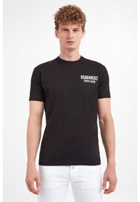 T-shirt DSQUARED2. Materiał: bawełna, tkanina. Długość rękawa: krótki rękaw. Długość: krótkie. Wzór: napisy #4