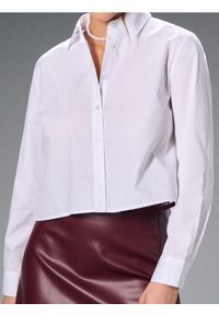 Sinsay - Koszula z długim rękawem - biały. Kolor: biały. Długość rękawa: długi rękaw. Długość: długie #1