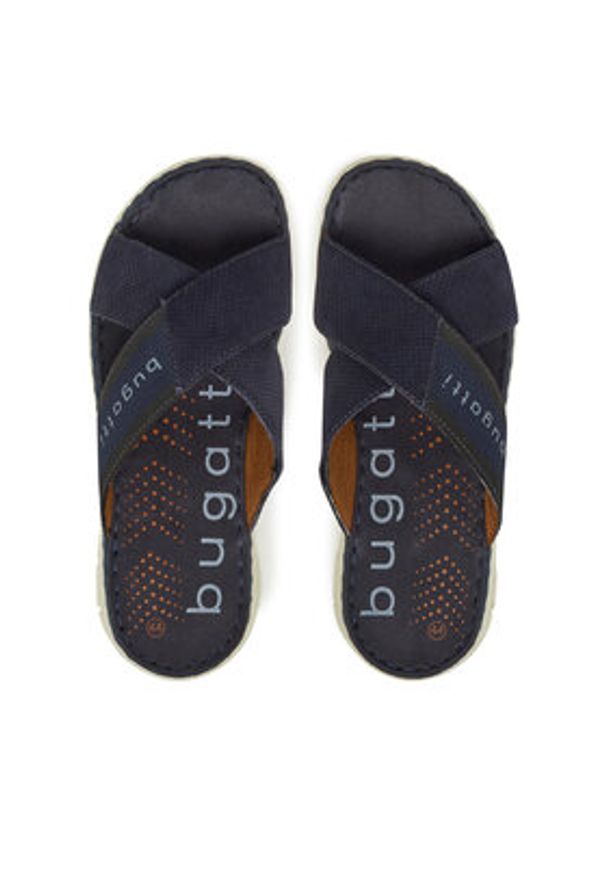 Bugatti Klapki 315-A3286-1469-4141 Granatowy. Kolor: niebieski. Materiał: materiał