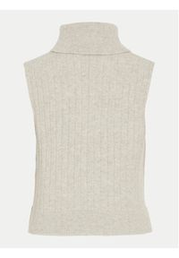 Vila Golf Beluna 14094218 Beżowy Regular Fit. Typ kołnierza: golf. Kolor: beżowy. Materiał: syntetyk #2