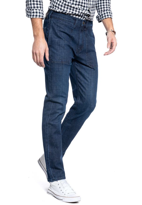 Lee - SPODNIE MĘSKIE LEE AUSTIN DK CLEAN FOAM L71BKNEK 112119533