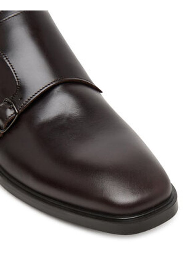 ecco - ECCO Półbuty Milan Double Monk-Strap 52333401072 Brązowy. Kolor: brązowy. Materiał: skóra
