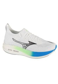 Buty do biegania męskie Mizuno Neo Zen. Kolor: biały. Materiał: materiał, syntetyk. Szerokość cholewki: normalna