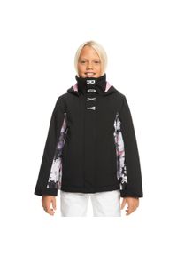 Kurtka narciarska dla dzieci Roxy Galaxy 10K. Kolor: czarny, wielokolorowy. Materiał: poliester. Sezon: zima. Sport: narciarstwo #1