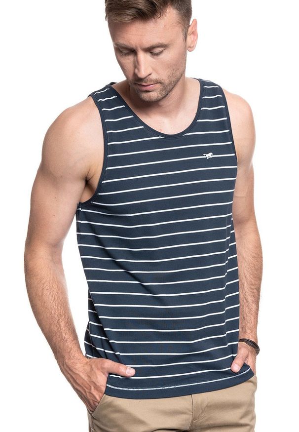 Mustang - MĘSKI TANK TOP MUSTANG AXELY/D STRIPES 1009527 11673