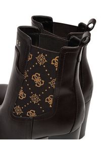 Guess Botki FLFNLL ELE10 Czarny. Kolor: czarny. Materiał: skóra #6