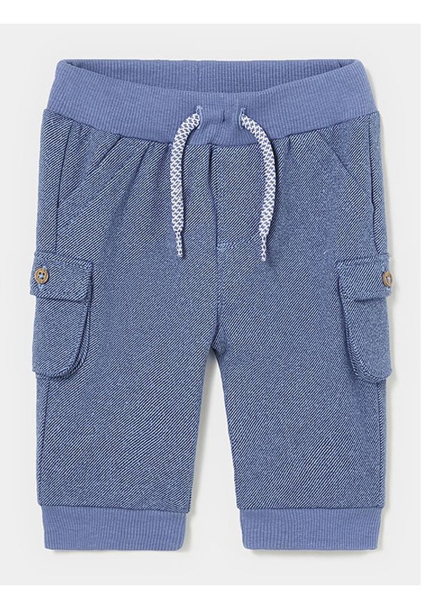 Mayoral Spodnie dresowe 2.518 Niebieski Regular Fit. Kolor: niebieski. Materiał: bawełna