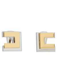 Elisabetta Franchi Klipsy OR-40B-42E2-V160 Złoty. Materiał: metalowe. Kolor: złoty