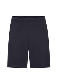 FRUIT OF THE LOOM - Lekkie Spodenki Męskie. Kolor: niebieski