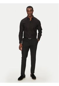 Armani Exchange Koszula XM000431 AF13131 FC041 Czarny Regular Fit. Kolor: czarny. Materiał: bawełna #5