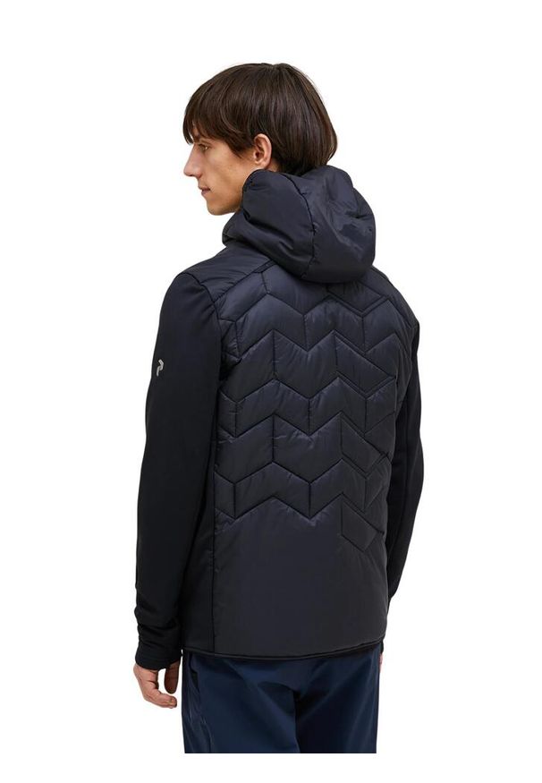 Kurtka Peak Performance męska Elevate Liner Hybrid Hood Jacket czarna - L. Kolor: czarny