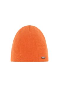 Czapka unisex Eisbar Jason MU. Kolor: pomarańczowy. Sezon: zima