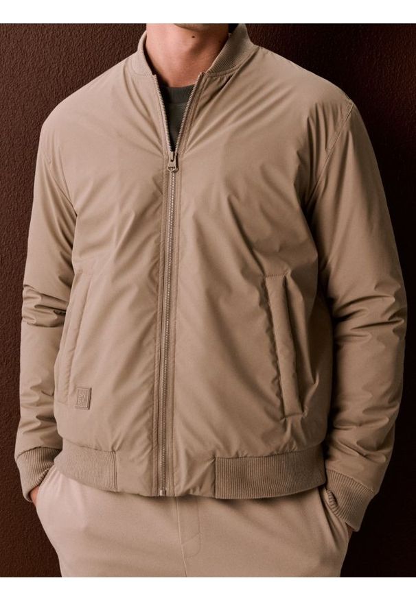 Sinsay - Kurtka bomberka - beżowy. Kolor: beżowy