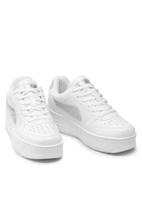Kappa Sneakersy 243001GC Biały. Kolor: biały. Materiał: skóra #5