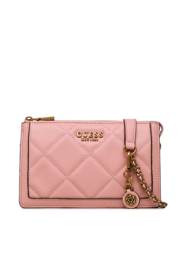 Torebka Guess Abey (QB) Mini Bags HWQB85 58730 DPI. Kolor: różowy. Materiał: skórzane