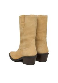 Badura Kowbojki EO-CAMILA-5031 Beżowy. Kolor: beżowy. Materiał: zamsz, skóra #5