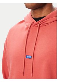 Hugo - HUGO Dres Nalonso Nap 50522369 Czerwony Regular Fit. Kolor: czerwony. Materiał: bawełna #5