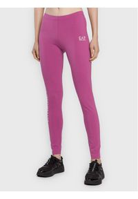 EA7 Emporio Armani Legginsy 8NTP63 TJ01Z 1443 Różowy Slim Fit. Kolor: różowy. Materiał: bawełna #1