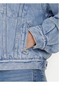 Levi's® Kurtka jeansowa Sherpa Trucker 90's A4435-0010 Niebieski Loose Fit. Kolor: niebieski. Materiał: bawełna #3