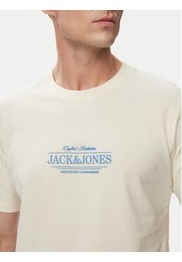 Jack & Jones T-Shirt Cassis 12295049 Kremowy Regular Fit. Kolor: kremowy. Materiał: bawełna #2