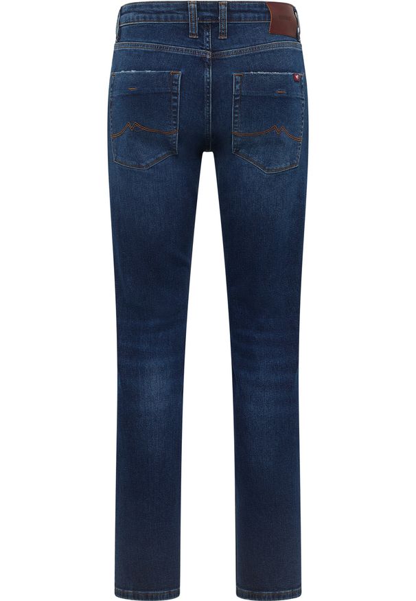 Męskie Spodnie Jeansowe Mustang Style Michigan Straight Denim Blue 1016336 5000 784