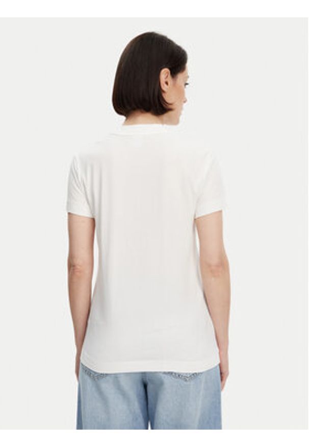 Pinko - PINKO T-Shirt Trapani 105050 A2D6 Biały Regular Fit. Kolor: biały. Materiał: bawełna