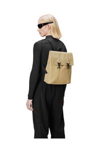 Rains Plecak MSN Bag Mini W3 13310 Beżowy. Kolor: beżowy. Materiał: materiał #3