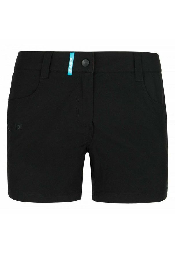 Damskie lekkie szorty Kilpi Bree. Kolor: czarny. Materiał: nylon. Sezon: lato. Sport: turystyka piesza