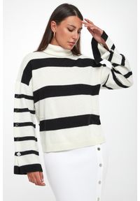 Liu Jo - Golf damski wełniany LIU JO. Typ kołnierza: golf. Materiał: wełna #1