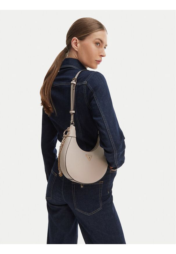 Guess Torebka Davina HWBG98 99180 Beżowy. Kolor: beżowy. Materiał: skórzane