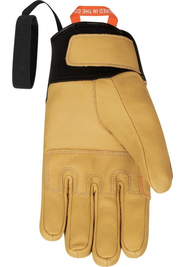 Salewa - Rękawice wspinaczkowe męskie Ortles Am Leather. Kolor: wielokolorowy, czarny, brązowy. Sport: wspinaczka