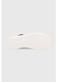 Calvin Klein Jeans tenisówki FLATFORM+ CUPSOLE LOW TXT damskie kolor czarny YW0YW01033. Kolor: czarny. Materiał: materiał, włókno, guma. Obcas: na platformie #2