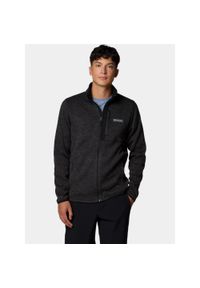 columbia - Bluza Polarowa Męska Columbia Sweater Weather. Typ kołnierza: polo. Kolor: czarny. Materiał: polar. Sport: turystyka piesza #1