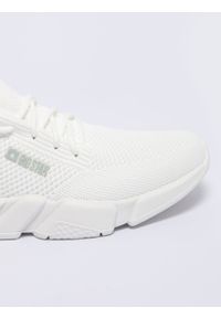 Big-Star - Sneakersy damskie białe lekkie JJ274268 101. Kolor: biały. Materiał: jeans, skóra