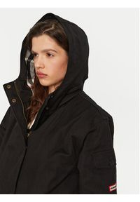 Hunter Parka Hanley HARW0015242 Czarny Regular Fit. Kolor: czarny. Materiał: bawełna #5