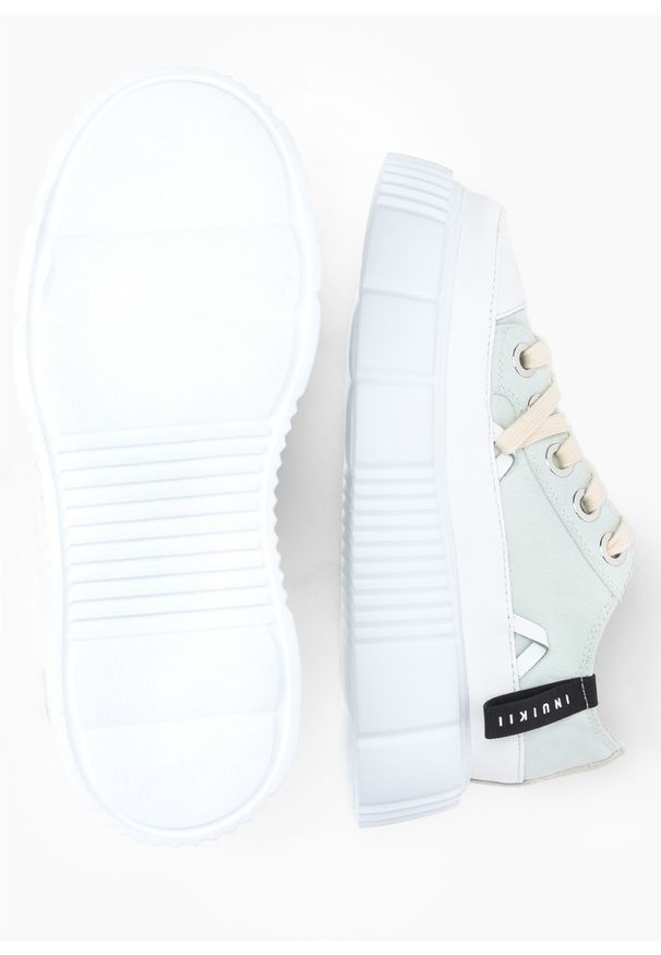 Sneakersy damskie Inuikii Matilda Canvas Low 23. Okazja: na co dzień, do pracy, na spacer. Kolor: biały. Sport: turystyka piesza