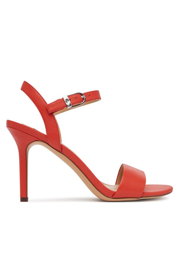 Lauren Ralph Lauren - LAUREN RALPH LAUREN Sandały 802940727012 Czerwony. Kolor: czerwony. Materiał: skóra