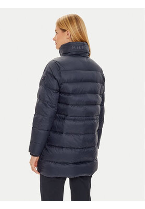 TOMMY HILFIGER - Tommy Hilfiger Płaszcz zimowy WW0WW43119 Granatowy Regular Fit. Kolor: niebieski. Materiał: syntetyk. Sezon: zima