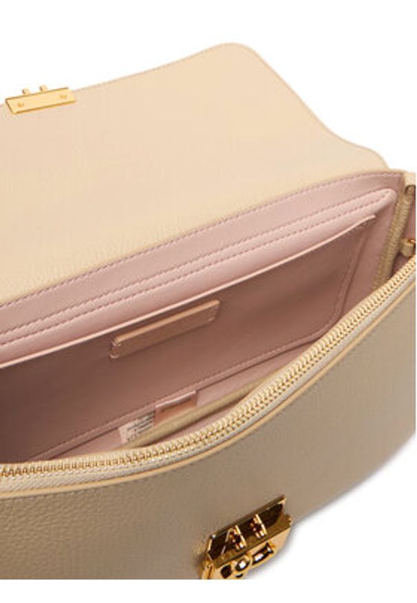 Coccinelle Torebka U4K Coccinelle C-Me Lock E1 U4K 12 01 01 Beżowy. Kolor: beżowy. Materiał: skórzane