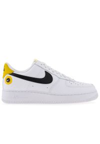 Buty Nike Air Force 1 Low Have a Nike Day DM0118-100 - białe. Kolor: biały. Materiał: guma, materiał, skóra, syntetyk. Szerokość cholewki: normalna. Wzór: napisy. Sezon: lato. Model: Nike Air Force #1