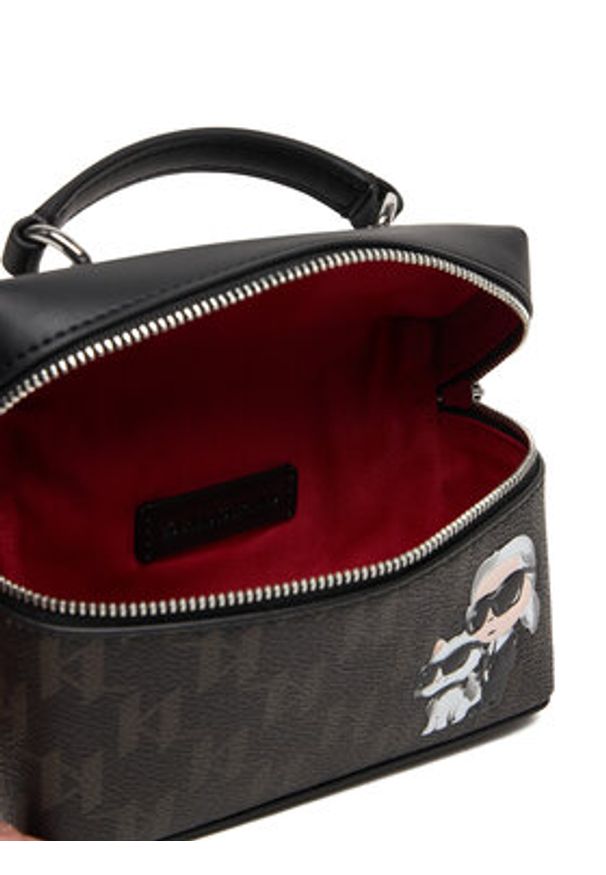 Karl Lagerfeld - KARL LAGERFELD Torebka B1W32014 Brązowy. Kolor: brązowy. Materiał: skórzane