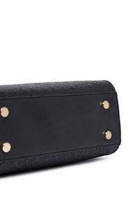 TOMMY HILFIGER - Tommy Hilfiger Torebka Th Daily Mini Tote Mono AW0AW18416 Czarny. Kolor: czarny. Materiał: skórzane #2