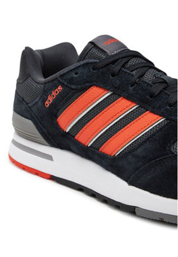 Adidas - adidas Sneakersy Run 80s ID1266 Czarny. Kolor: czarny. Materiał: zamsz, skóra. Sport: bieganie