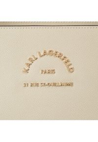 Karl Lagerfeld - KARL LAGERFELD Torebka 240W3107 Biały. Kolor: biały. Materiał: skórzane