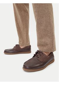 Clarks Mokasyny Bratton Boat 26181271 Brązowy. Kolor: brązowy. Materiał: skóra #5