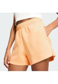 Adidas - adidas Szorty sportowe Soft Lux KA6998 Pomarańczowy Loose Fit. Kolor: pomarańczowy. Materiał: syntetyk #4