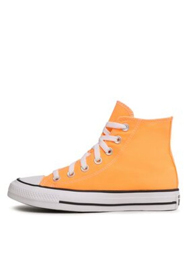 Converse Trampki Chuck Taylor All Star Hi A04392C Pomarańczowy. Kolor: pomarańczowy. Materiał: materiał