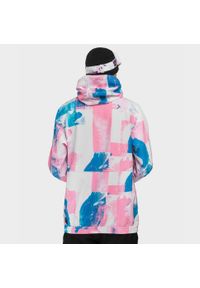 SIROKO - Kurtka snowboardowa męska W1 Holi. Kolor: niebieski, wielokolorowy, różowy. Materiał: materiał, softshell. Sezon: zima. Sport: snowboard #2