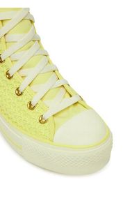 Converse Trampki Chuck Taylor All Star Lift Platform Knit A14967C Żółty. Kolor: żółty. Materiał: materiał. Obcas: na platformie #6
